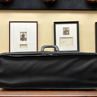 J. Copland 'Oxford' American Made 4/4 Oblong Violin Case - Black/Burgundy image 3