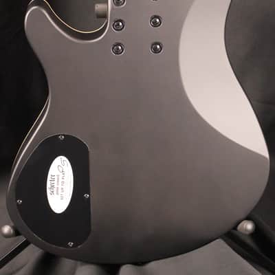 Schecter C-5 Standard 5 String Electric Bass Charcoal Satin image 5