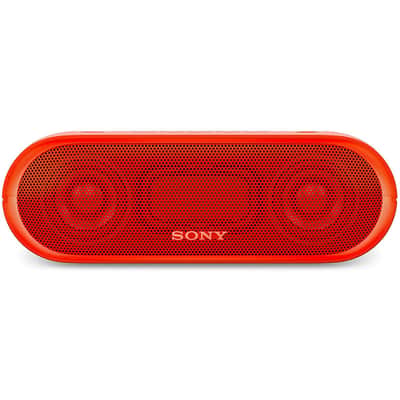 Sony XB20 Portable Wireless Bluetooth Speaker Red with Headphones Bundle image 4