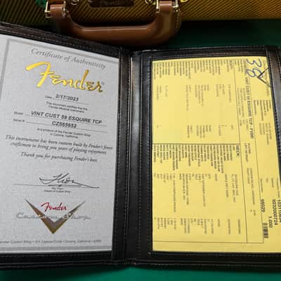 Fender Custom Shop '59 Reissue Esquire NOS image 8