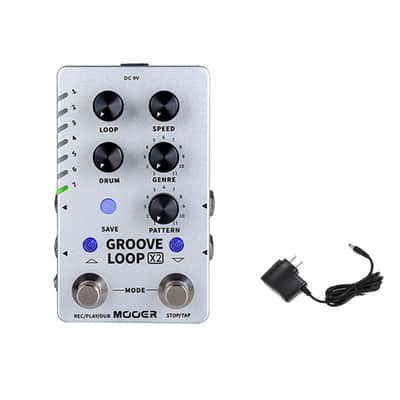 Mooer Groove Loop X2 Stereo Looper With 14 Save Slots Drum Machine Pedal 121 Different Drum,price include the import duty for US buyer image 1