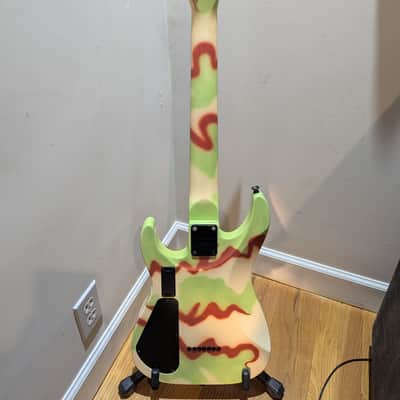 Jackson Pro Series Christian Olde Wolbers Signature 7-String Dinky Archtop 2004 - 2009 - Desert Camo image 3