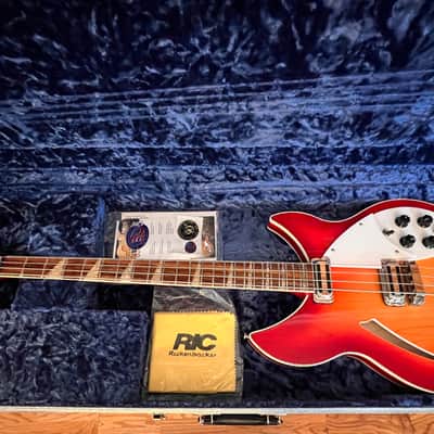 Rickenbacker 90th Anniversary 4005XC 2021 - Amber Fireglo image 2
