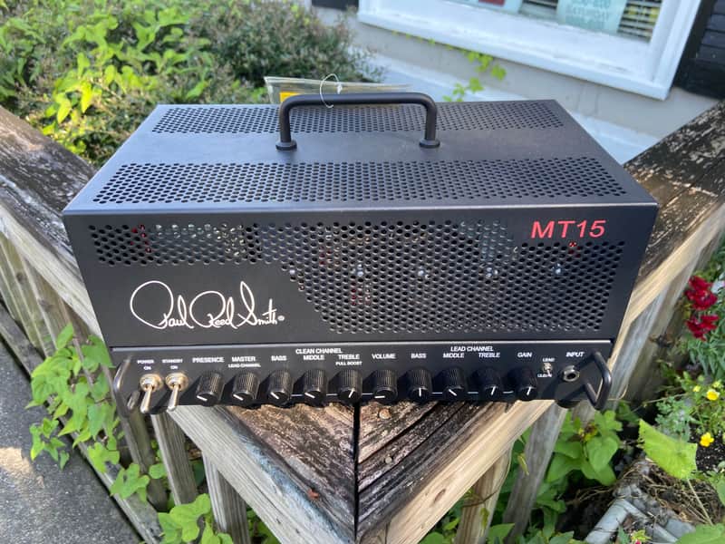 PRS MT 15 V1 Mark Tremonti Signature 2-Channel 15-Watt Guitar Amp Head 2018 - 2024 - Black image 1