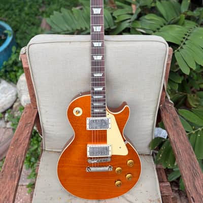Gibson Mint 2025 Gibson Custom Shop Limited Edition Murphy Lab '57 Les Paul - Orange Sparkle image 15