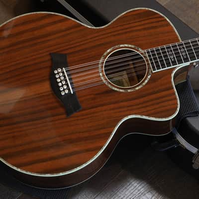 Minty! 2005 Taylor W-65-CE 12-String Walnut Cutaway Acoustic Guitar Natural + HSC image 2