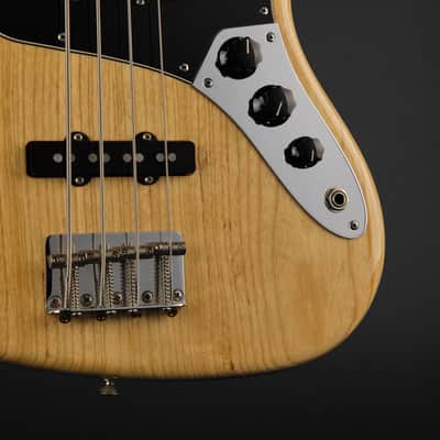 2006 Fender American Vintage '75 Jazz Bass Natural image 9