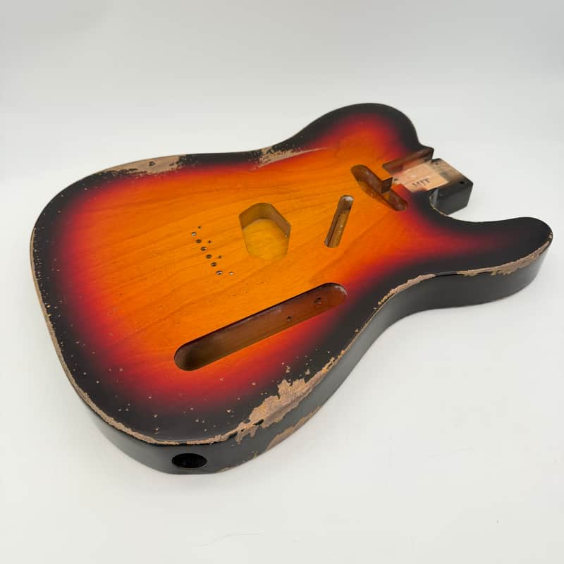 MJT Telecaster Body Alder Relic Nitro 3TS Light mjt6670 image 1