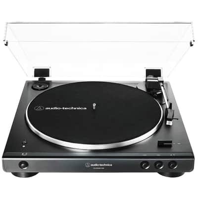 Audio-Technica AT-LP60XBT-USB-BK Fully Automatic Belt-Drive Stereo Turntable with Bluetooth and USB image 1