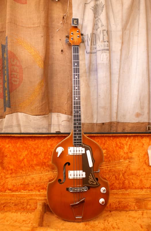 EKO Model 995 Bass Guitar 1960's Natural image 1