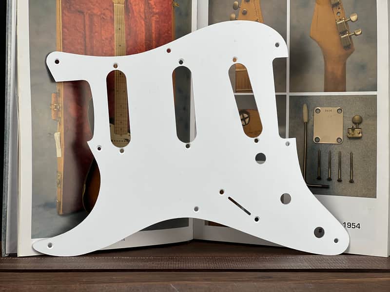 General Vintage Tone 54 to 1955 Pickguard for Stratocaster®️ Original HIPS Left handed “ Polystyrene “ Pickguard For Strat®️ image 1