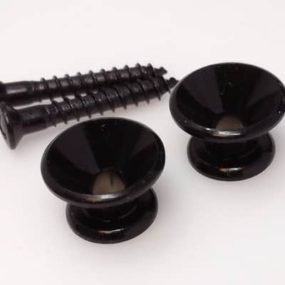 True Custom Shop® Black '60's Vintage Reissue Strap Button for Fender Strat Tele image 1