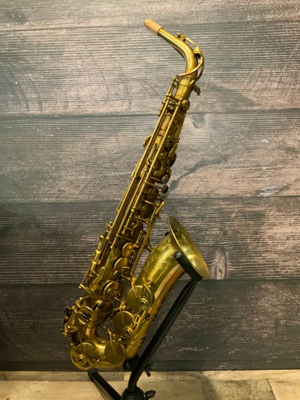 P. Mauriat System 76 Alto Saxophone SYSTEM-76AUL - Unlacquered Raw Brass image 1