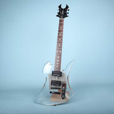 B.C. Rich Mockingbird Acrylic Limited Edition Electric Guitar Clear image 2
