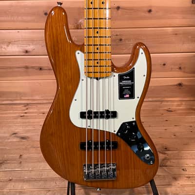 Fender American Professional II Jazz V Bass - Roasted Pine image 1