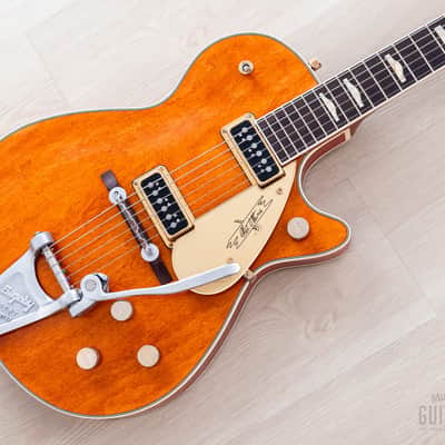 2020 Gretsch USA Custom Shop Stephen Stern Masterbuilt G6121CS Chet Atkins Western Orange Relic w/ Cowboy Case, CoA, Tags image 1