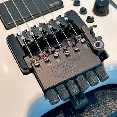 rare 1988 Steinberger USA GL-4TW White GL Headless Guitar with Emg Pickups, Trans-Trem, Fully Serviced, Hard Case Included image 17