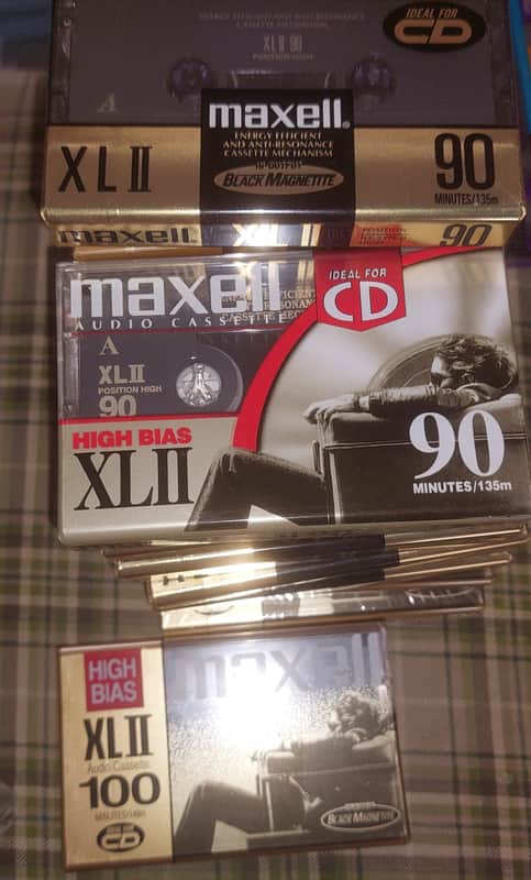 51 Hi Bias metal cassette blank tapes various brands image 1