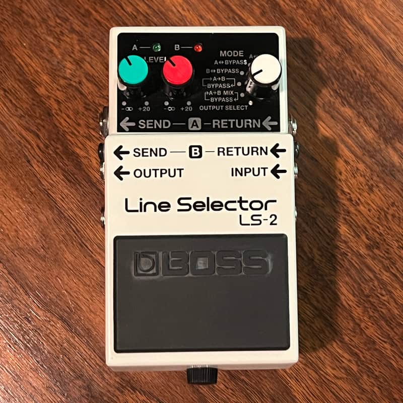 Boss LS-2 Line Selector (Silver Label) 1991 - Present - White image 1