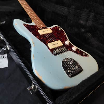 LsL Instruments Placerita, JM Style Offset Ash Body, 5A Maple Neck w/Rosewood FB, Sonic Blue, HSC image 1