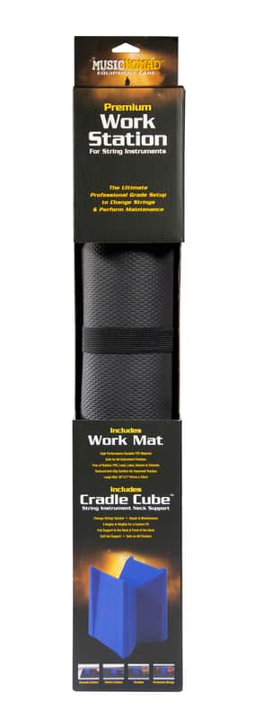 MusicNomad MN207 Premium Instrument Work Mat & Cradle Cube Neck Support image 1