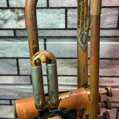 Antoine Courtois Brevete Trumpet Natural Relic with Case image 9