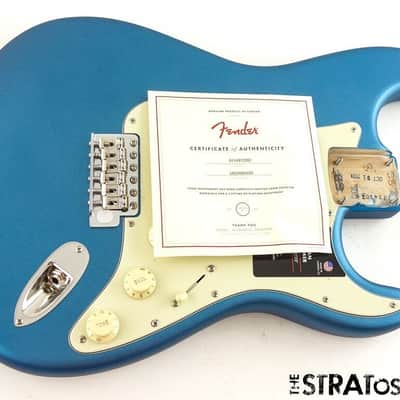 American Performer Fender Stratocaster Strat LOADED BODY Satin Lake Placid Blue image 2