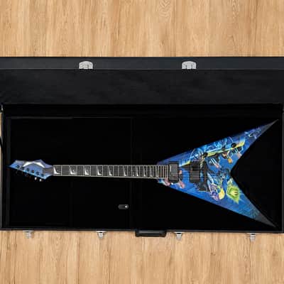 Dean Dave Mustaine VMNT Graphic Flying V Electric Guitar – Rare Discontinued Model image 10