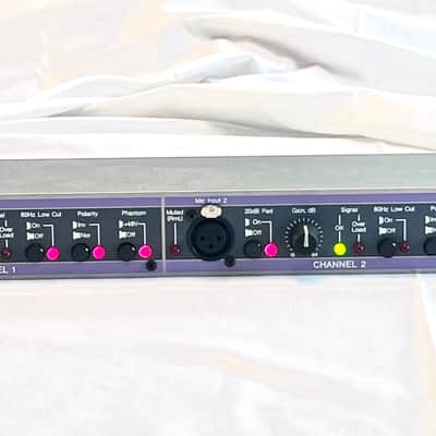 (2) Aphex Tubessence Model 107 2-Channel Thermionic Microphone Preamplifier Bundle image 4