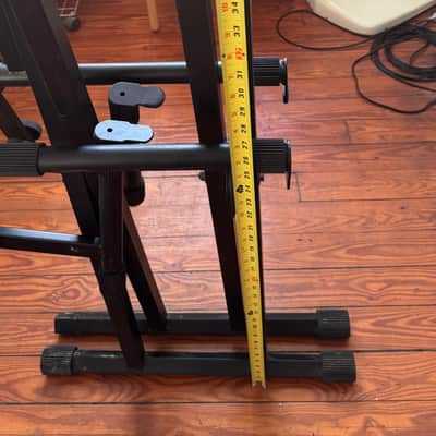 On-Stage Stands OSS Extreme 430 3-Tier Adjustable Keyboard Stand image 12