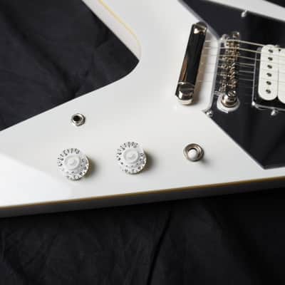 Epiphone Limited Edition Brendon Small "Snow Falcon" Flying V Snow Burst image 9