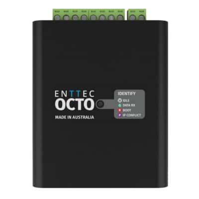 ENTTEC OCTO DIN ETHERGATE POE 8 Universe eDMX to DMX Converter Interface image 4