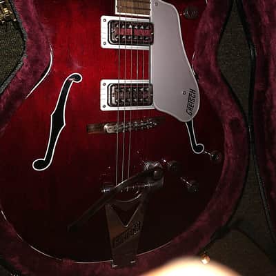 Gretsch G6119T-ET Players Edition Tennessee Rose Electrotone Hollow Body with Bigsby 2021 Dark Cherry Finish image 3