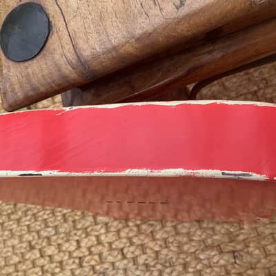 Brand new  ! Lightest 1 piece Swamp Ash in paint on Reverb  ?  . 1.1 kg in relic Faded Fiesta  Red Nitro . image 3