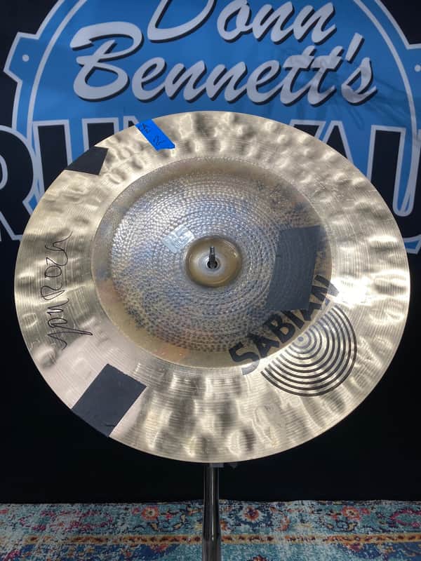 Carmine Appice's Sabian 18" Prototype China (CA2 #2) Autographed!! image 1
