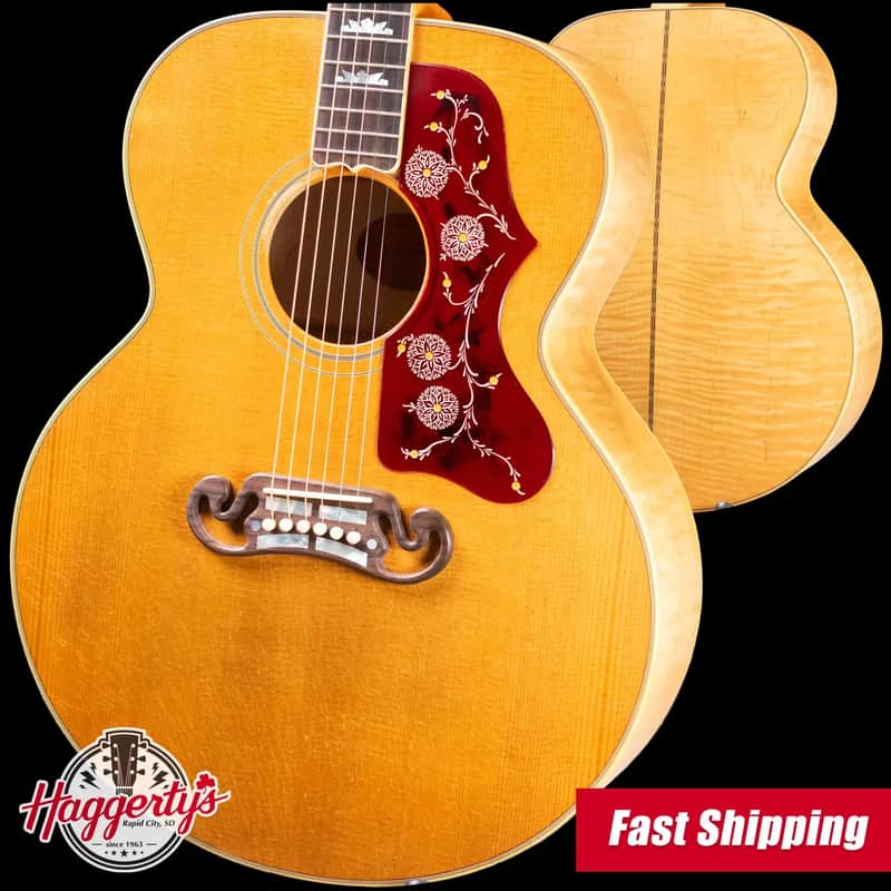 Gibson Custom Shop 1957 SJ-200 Murphy Lab Light Aged Acoustic Guitar - Dark Natural with Hardshell Case image 1