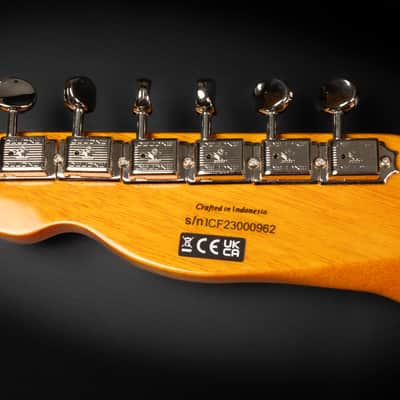 2023 Fender Special Edition Custom Telecaster FMT HH mit Indian Laurel Griffbrett - Amber | Set Neck Seymour Duncan Humbucker Coil-Tap Kluson Locking Tuner 2,41kg | Gigbag Bild 12