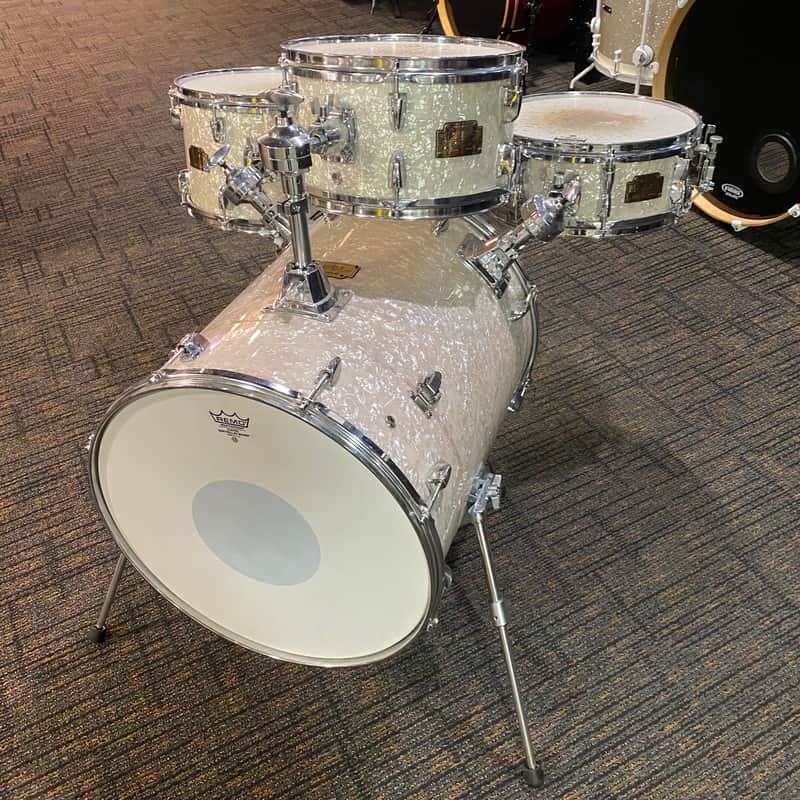 Yamaha Al Foster Hip Gig Sr Nesting Drum Kit- White Marine Pearl image 1