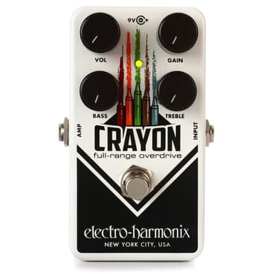 Electro-Harmonix Crayon Full Range Overdrive Pedal - 69 image 1