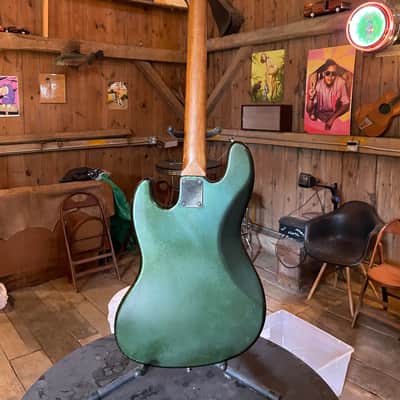 Fender jazz style bass Jazz 1970s-2026 - Sherwood green image 7