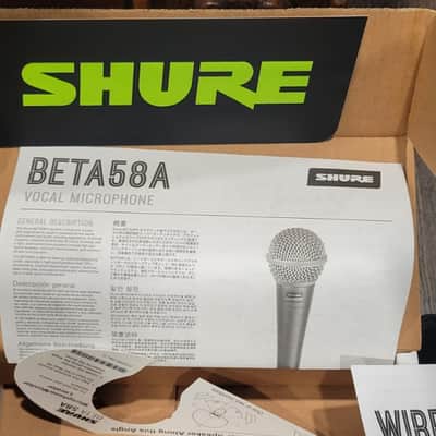 Shure BETA 58A Microphone open box ,never used image 6