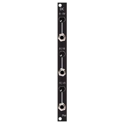 2hp DC Eurorack Voltage Offset Generator Module (Black) image 1