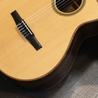 Unplayed! 2016 Taylor 712Ce-N 12 Fret Nylon Lutz Spruce Rosewood Acoustic Guitar Natural + OHSC image 6