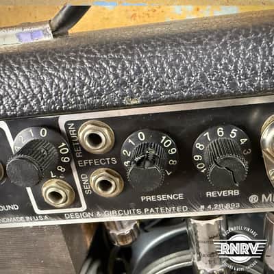 Mesa Boogie Mk II C+ 1984 Black Factory Graphic image 7