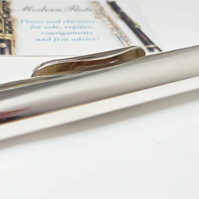 New Tomasi Sterling Silver Flute Headjoint w/ 14k Gold Riser Old Stock $2099 New image 8