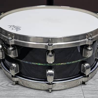 Tama 14"x 6" Starclassic G-Maple in Black Cherry with Abalone Inlay image 2
