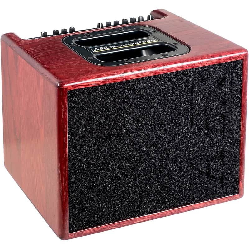 AER Compact 60/4 60W 1x8 Acoustic Guitar Combo Amplifier Regular Mahogany Oak image 1