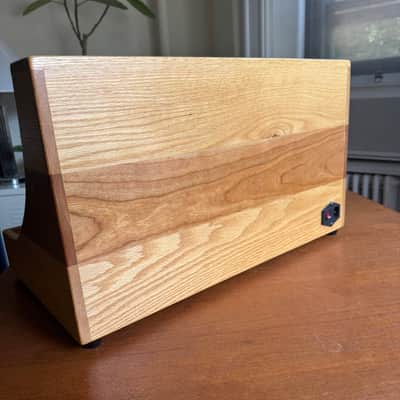 Halgren Electronics 104hp 9u Eurorack Case 2022 - Oak & Cherry, Clear poly image 5