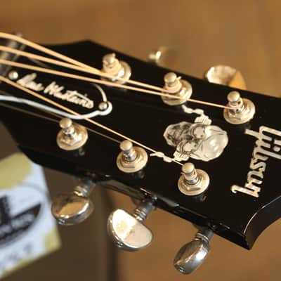 Minty! 2022 Gibson Custom Shop Dave Mustaine Songwriter Acoustic Guitar Black + COA OHSC image 11