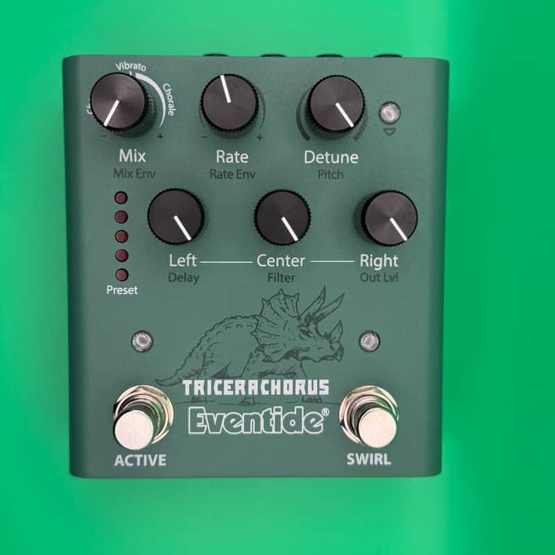 🦖 Eventide TriceraChorus Pedal 2021 - Green image 1